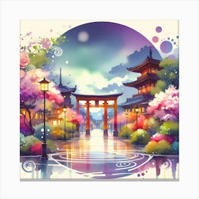 Japanese Garden 1 Canvas Print