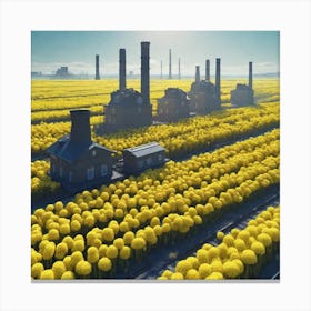 Tulip Field Canvas Print