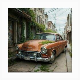 Abandoned Car 1 Canvas Print