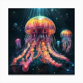 Jellyfish 30 Canvas Print