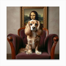 Dog Portrait 1 Canvas Print