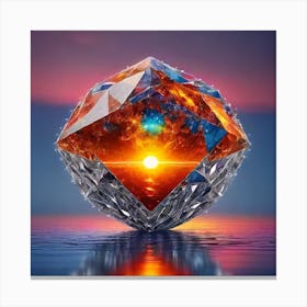 Diamond In The Sky Canvas Print