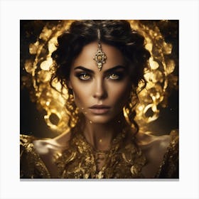 Golden Empress 1 Canvas Print