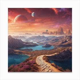 Star Path Canvas Print