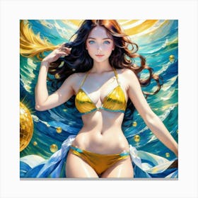 Mermaidghhh Canvas Print