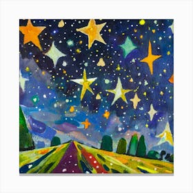Stars In The Sky 1 Canvas Print