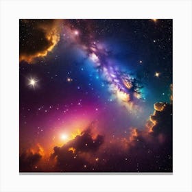 Space Wallpaper Canvas Print