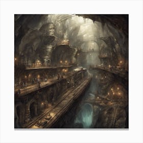 Fantasy City 1 Canvas Print