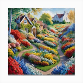 Flower Garden 4 Canvas Print