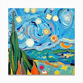 Starry Night 14 Canvas Print