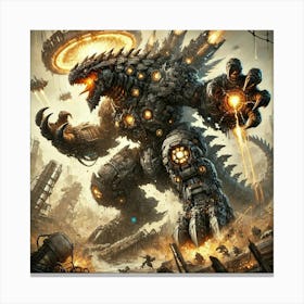 Tytan Iron Juggernaut Iron Commonwealth Canvas Print