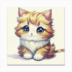 Cute Cat 1 Canvas Print