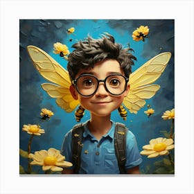 Bee Boy Canvas Print