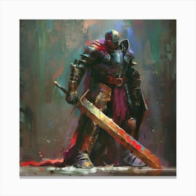 The Resolute Guardian Canvas Print