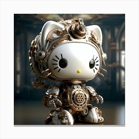 Hello Kitty Steampunk Collection By Csaba Fikker 69 Canvas Print