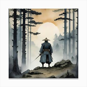 Samurai Warrior Ar2 Canvas Print