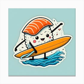 Sushi Sticker 1 Canvas Print