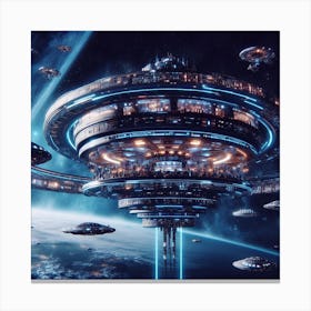 Alien Space Station 1 Canvas Print
