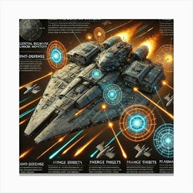 Celestial Bulwark Armaments Converted Canvas Print