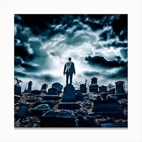 Graveyard Canvas Print