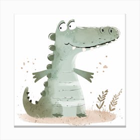 Crocodile Canvas Print