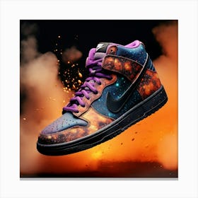 Nike Dunk High Galaxy Canvas Print