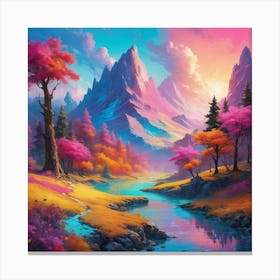 Landscape Painting Art Print Canvas Print