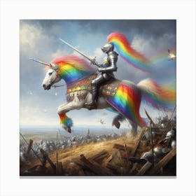 RAINBOW KNIGHT Canvas Print