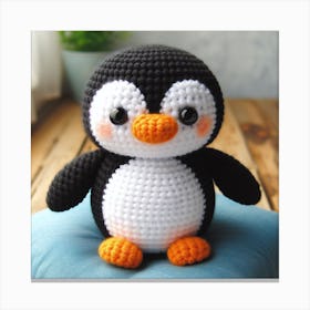 Amigurumi, Penguin 1 Canvas Print