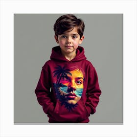 Portrait Of A Young Boy 2 Canvas Print