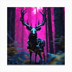 Deer In The Forest 95 Canvas Print
