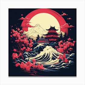 Japanese Landscape Canvas Print