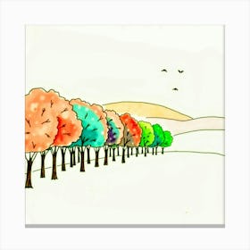 Autumn Trees Canvas Print