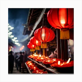 Chinese Lanterns 4 Canvas Print