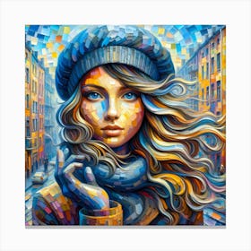 Portrait Artwork 68 Canvas Print