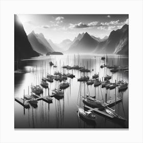 Black And White Photo 1 Canvas Print