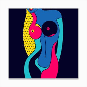 Erotic Composition Two Canvas Print