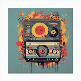 Boombox Ii Canvas Print Canvas Print