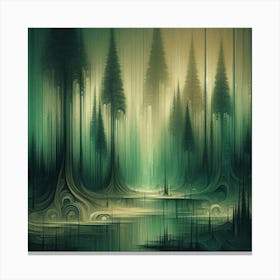 Forest Of Trees 8 Canvas Print