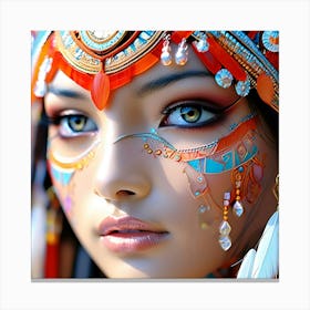 Exotic Beauty Artwork 257 Canvas Print