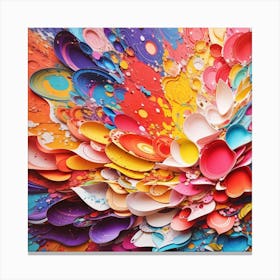 Abstract Painting Canvas Print