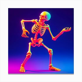 Halloween Skeleton 1 Canvas Print