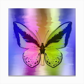 Mechanical Butterfly The Goliath Birdwing Techno Ornithoptera Goliath Light Canvas Print