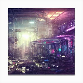 Futuristic City 5 Canvas Print