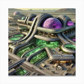 Central Command Nexus Canvas Print