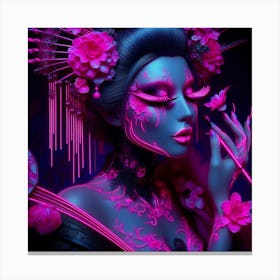 Geisha 194 Canvas Print