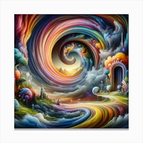 Psychedelic Painting Canvas Print