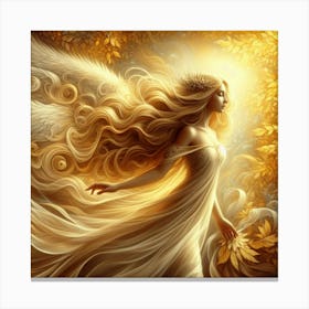 Angel Of The Sun 3 Canvas Print