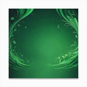 Abstract Green Background 10 Canvas Print