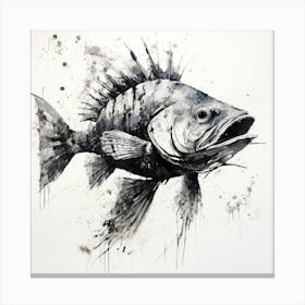 Fish In Water Canvas Print